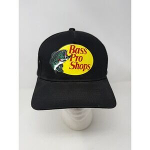 Bass Pro Shops Hat Logo‎ Mesh Fishing Hunting Trucker Cap Snapback BLACK